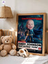 Custom Baby News Poster – Personalized Baby Bat Hero Wall Art